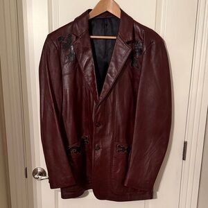 Vintage Scully Leatherwear Black Lined Jacket - Size 44 Westerncore